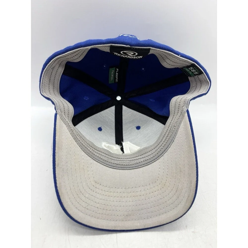 Jackie Robinson #42 Richardson Pro 585 Flexfit ProWool Blue Hat Cap LG-XL